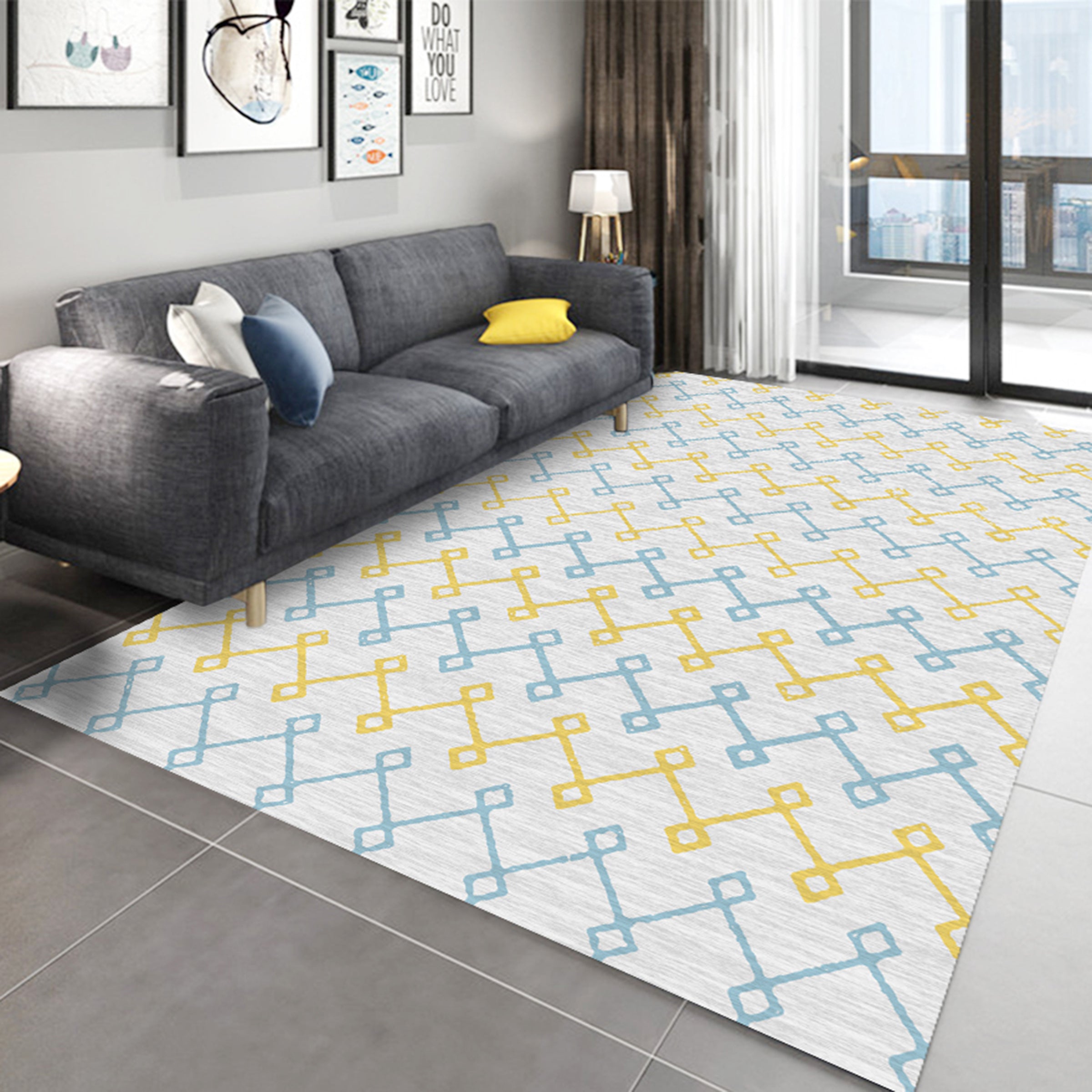 3D Color Pattern WG274 Non Slip Rug Mat Mat AJ Creativity Home