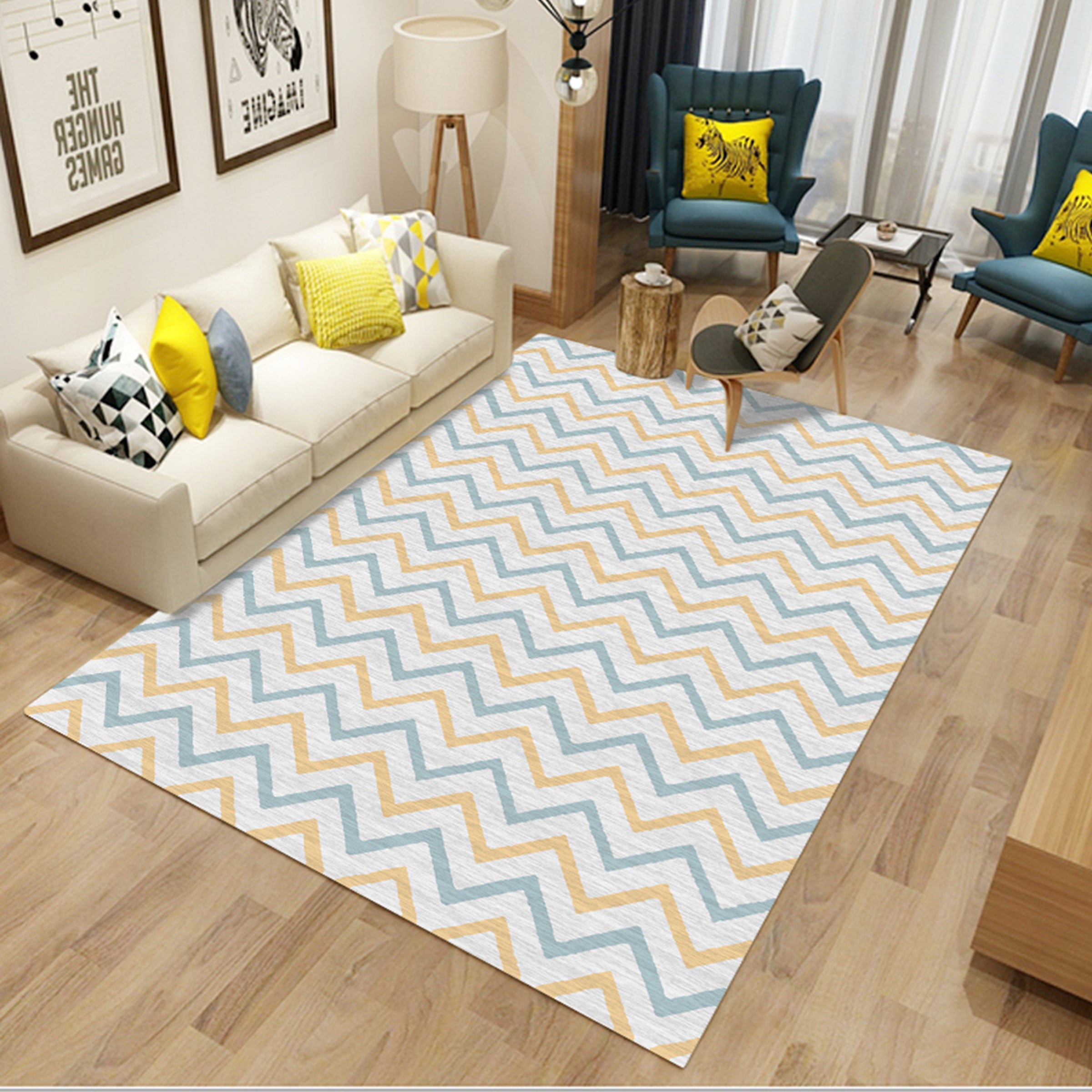 3D Color Pattern WG276 Non Slip Rug Mat Mat AJ Creativity Home