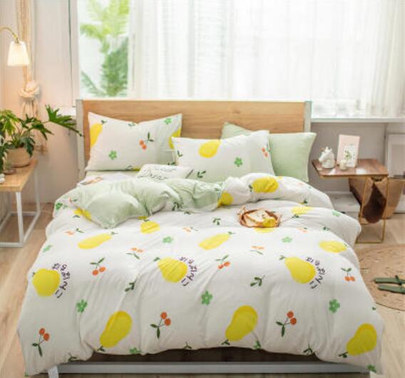 3D Pear Cherry 40270 Bed Pillowcases Quilt