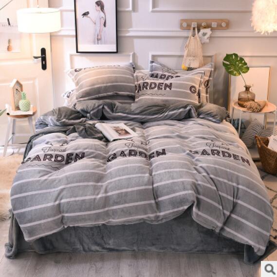 3D Gray Bars 14002 Bed Pillowcases Quilt