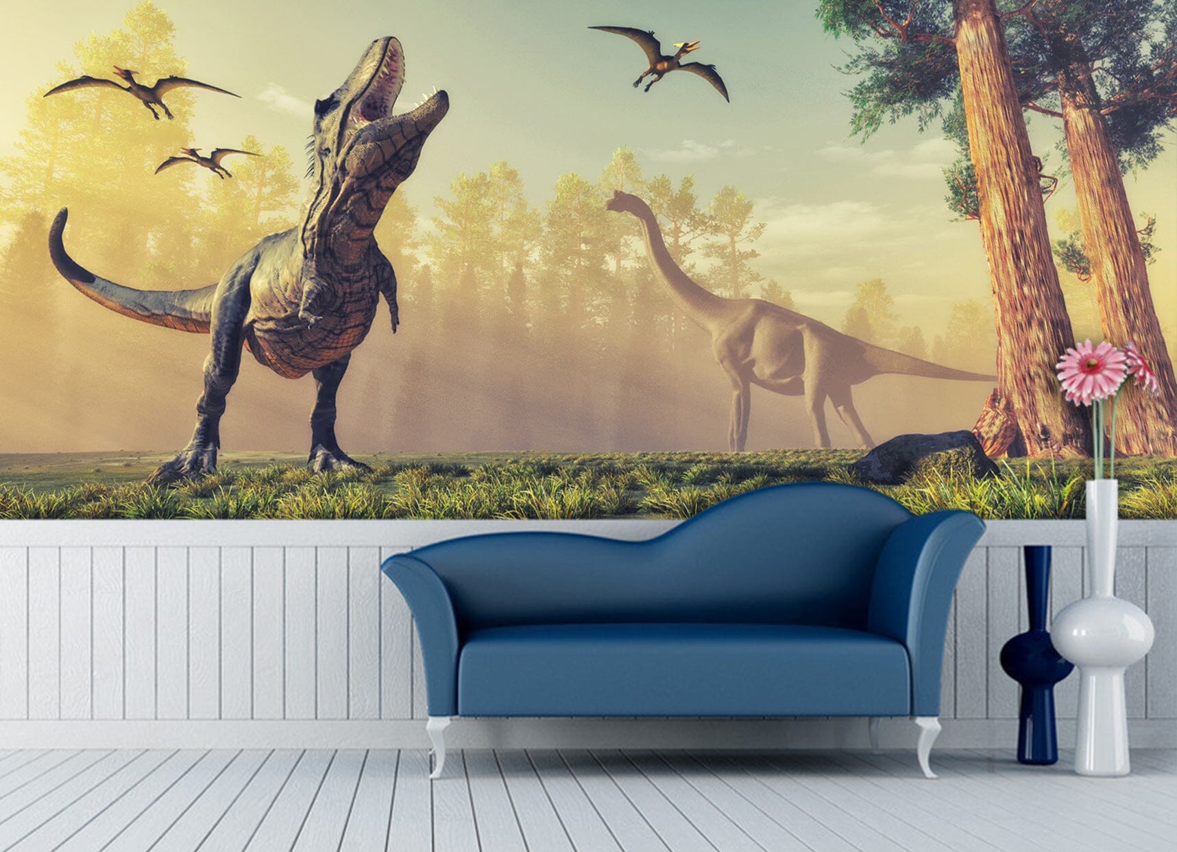 3D Dinosaur Overlord 1584 Wall Murals Wallpaper AJ Wallpaper 2