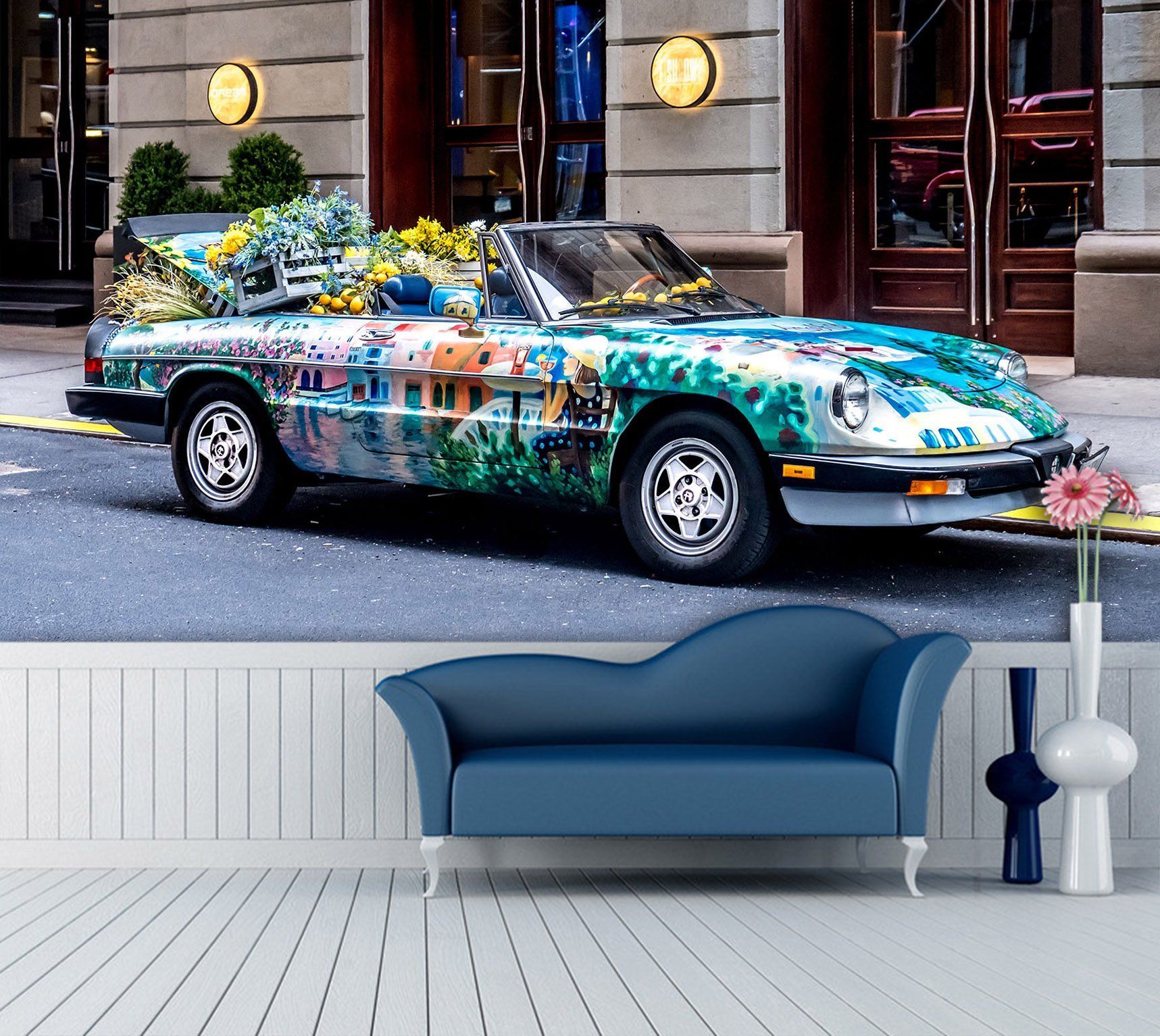 3D Colour Car 949 Vehicle Wall Murals Wallpaper AJ Wallpaper 2