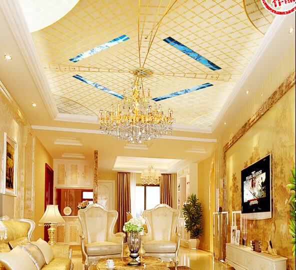 Square Grid Blue 001 Wallpaper AJ Wallpaper