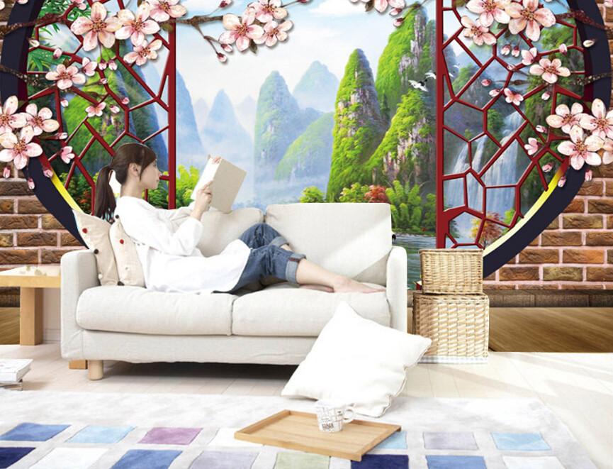 Window Landscape Scenery Wallpaper AJ Wallpaper 2