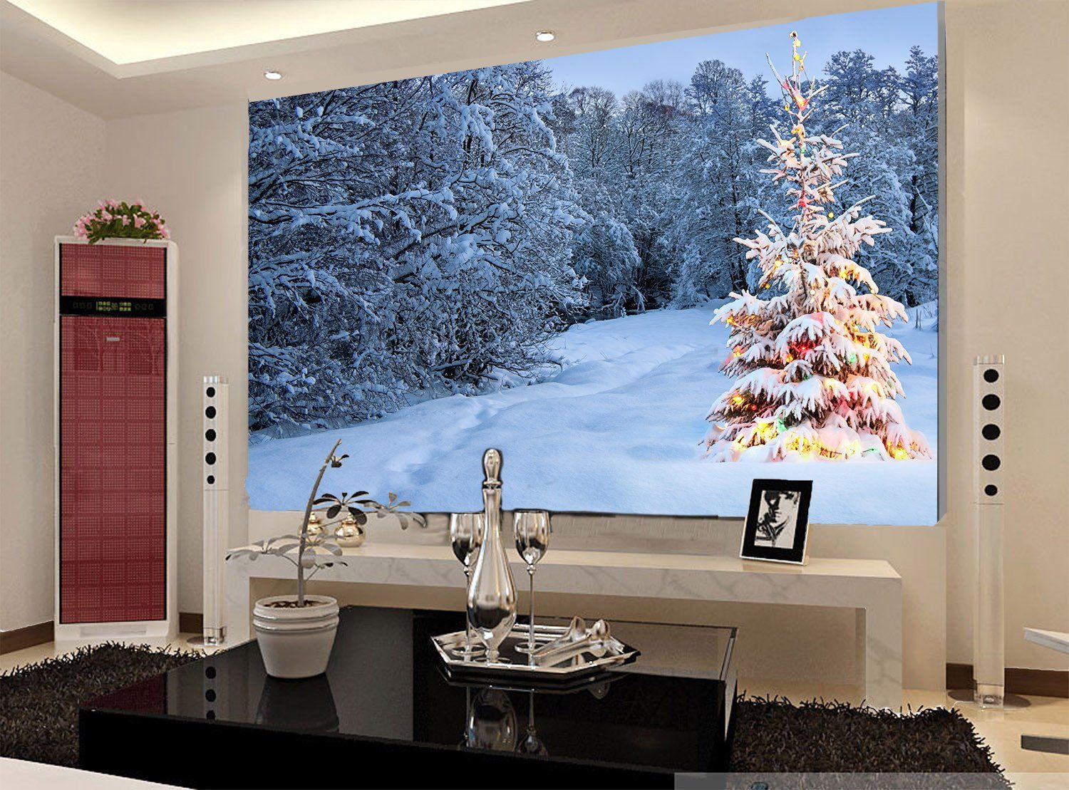 Christmas Tree Wallpaper AJ Wallpaper