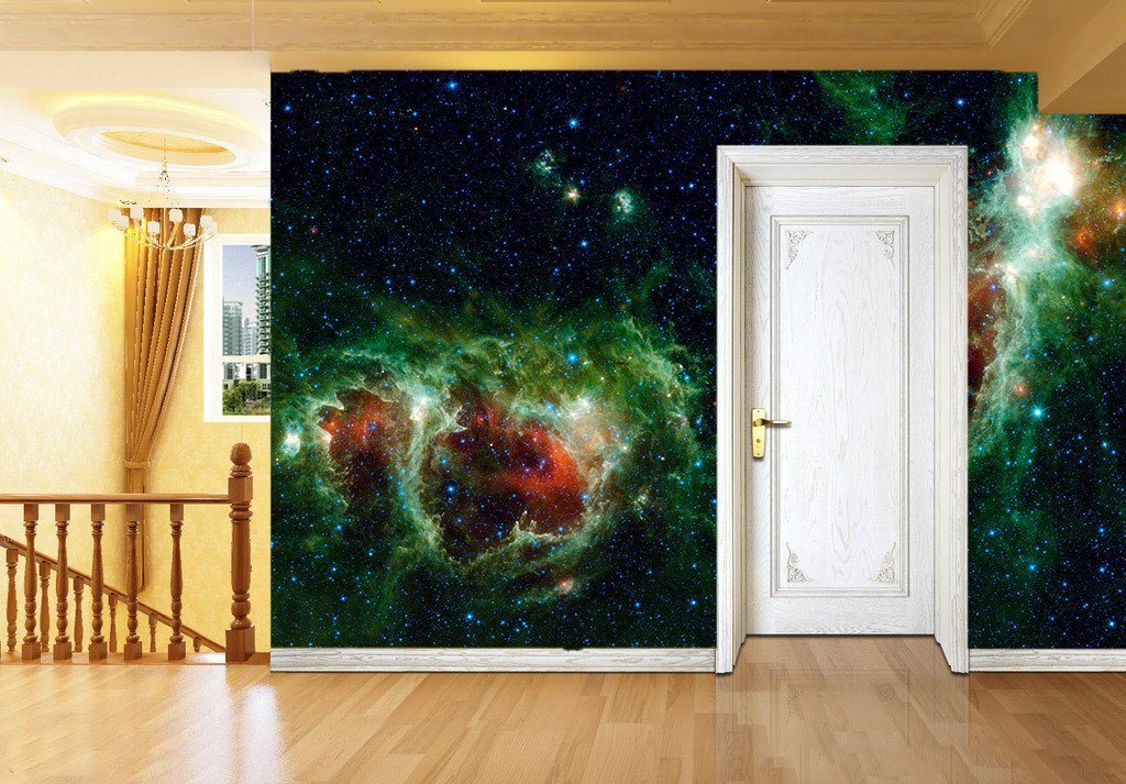 Green Nebula 1 Wallpaper AJ Wallpaper