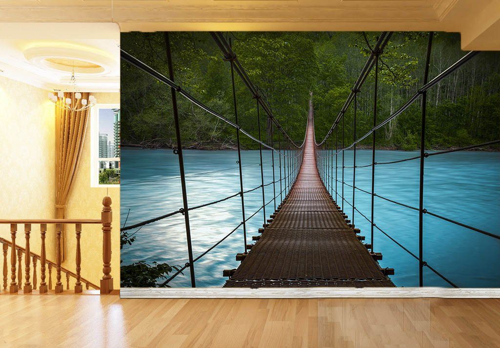 Hanging Bridge Wallpaper AJ Wallpaper