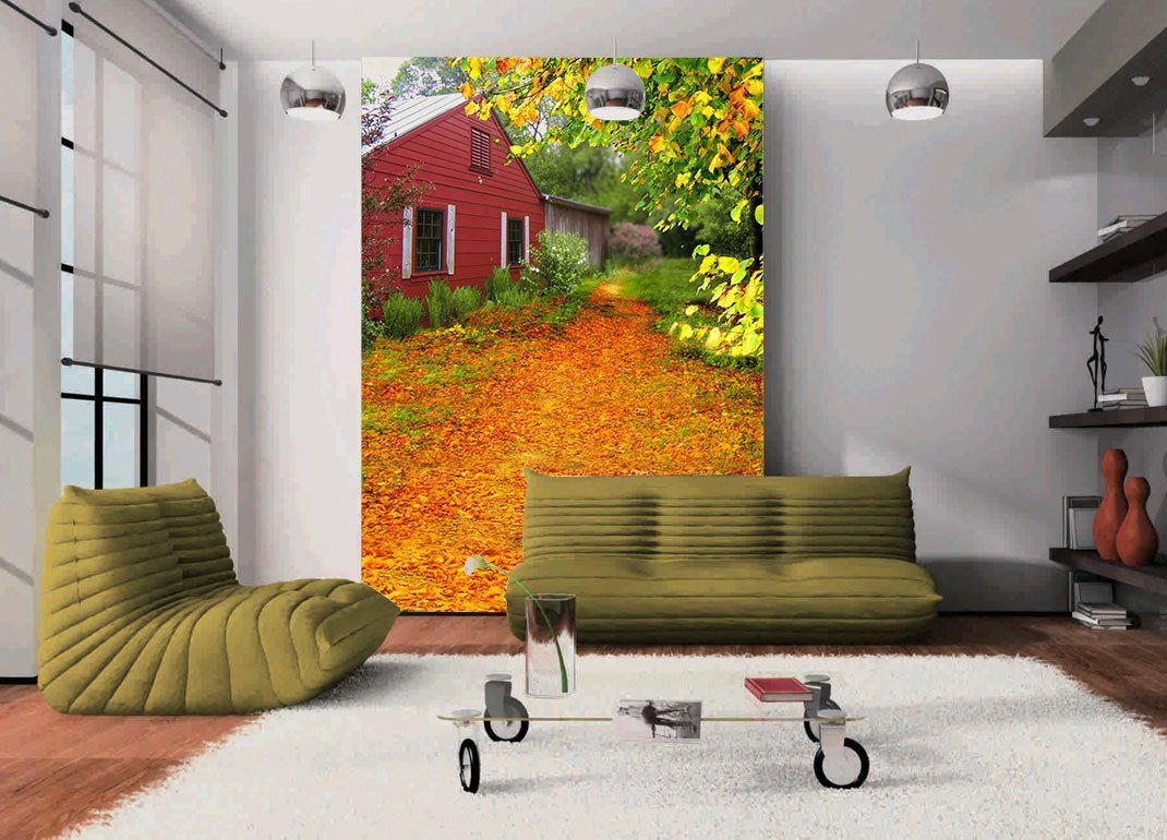 Forest House Wallpaper AJ Wallpaper