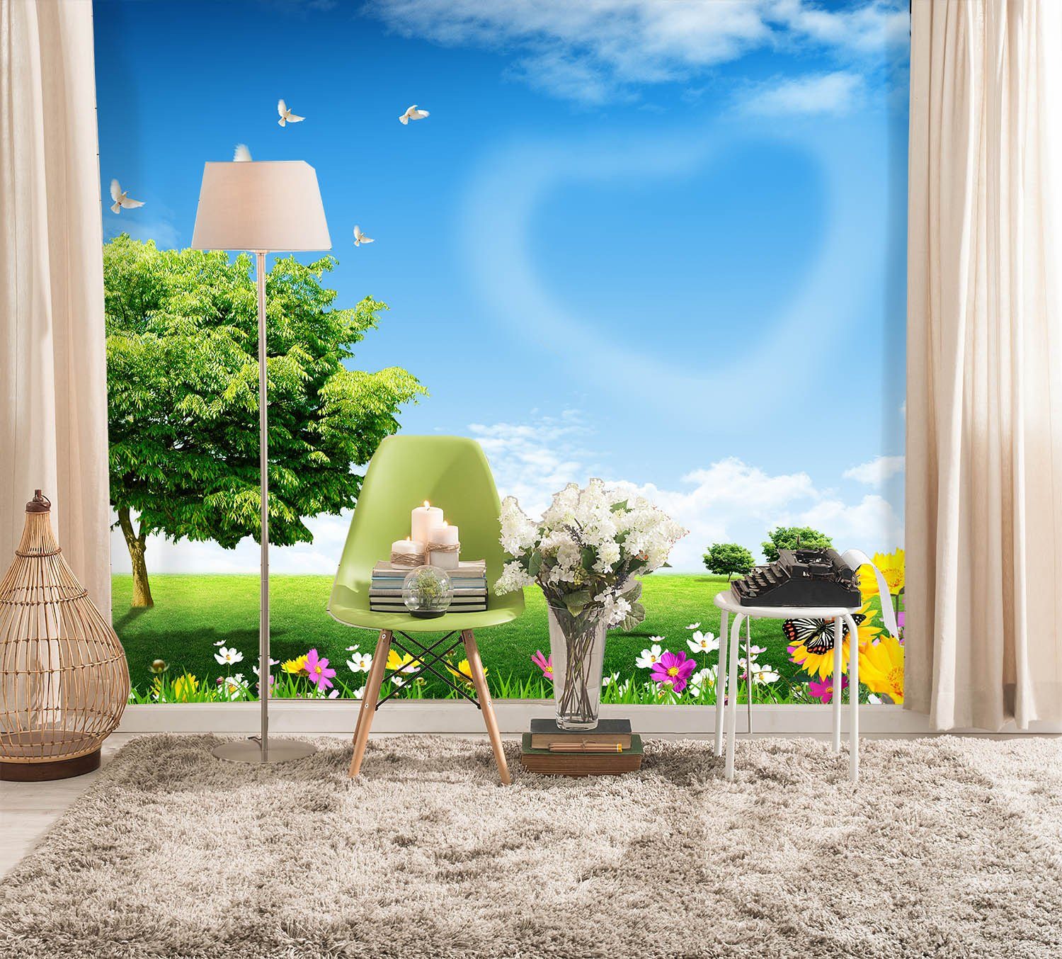 Beautiful Grassland Wallpaper AJ Wallpaper