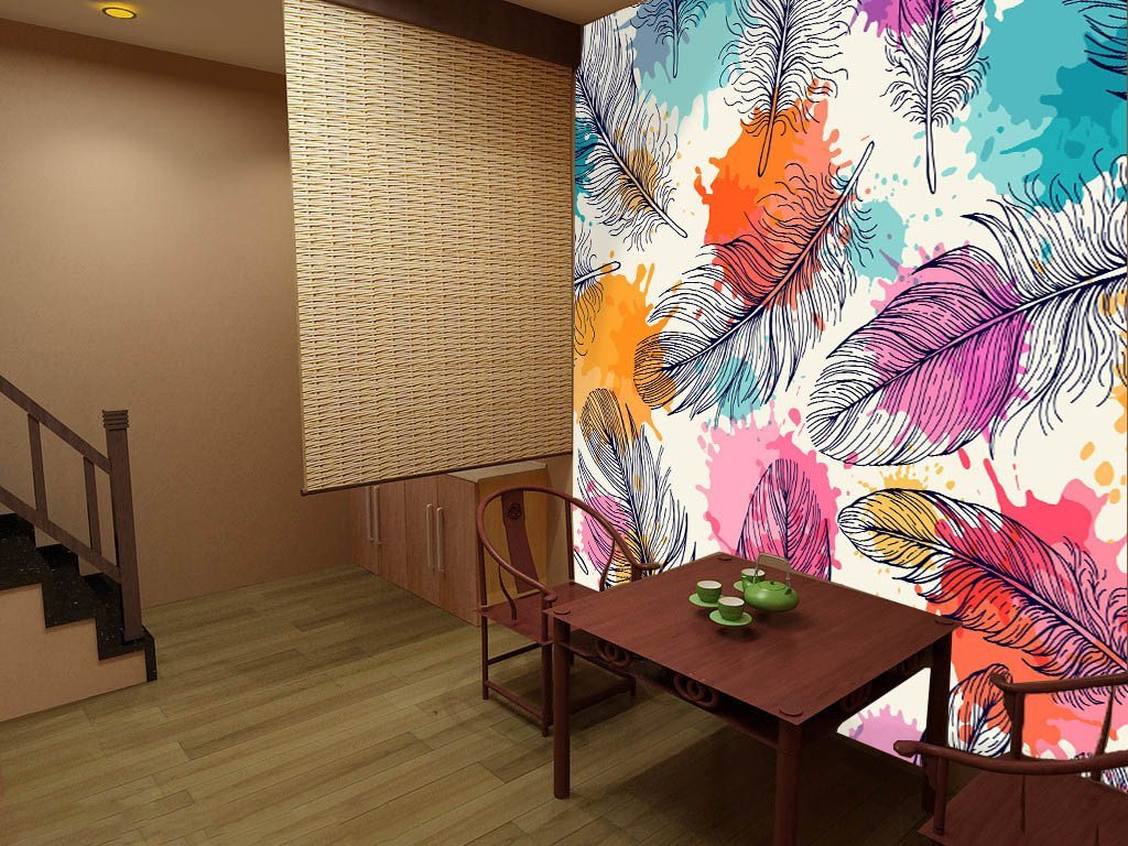 Feathers Wallpaper AJ Wallpaper