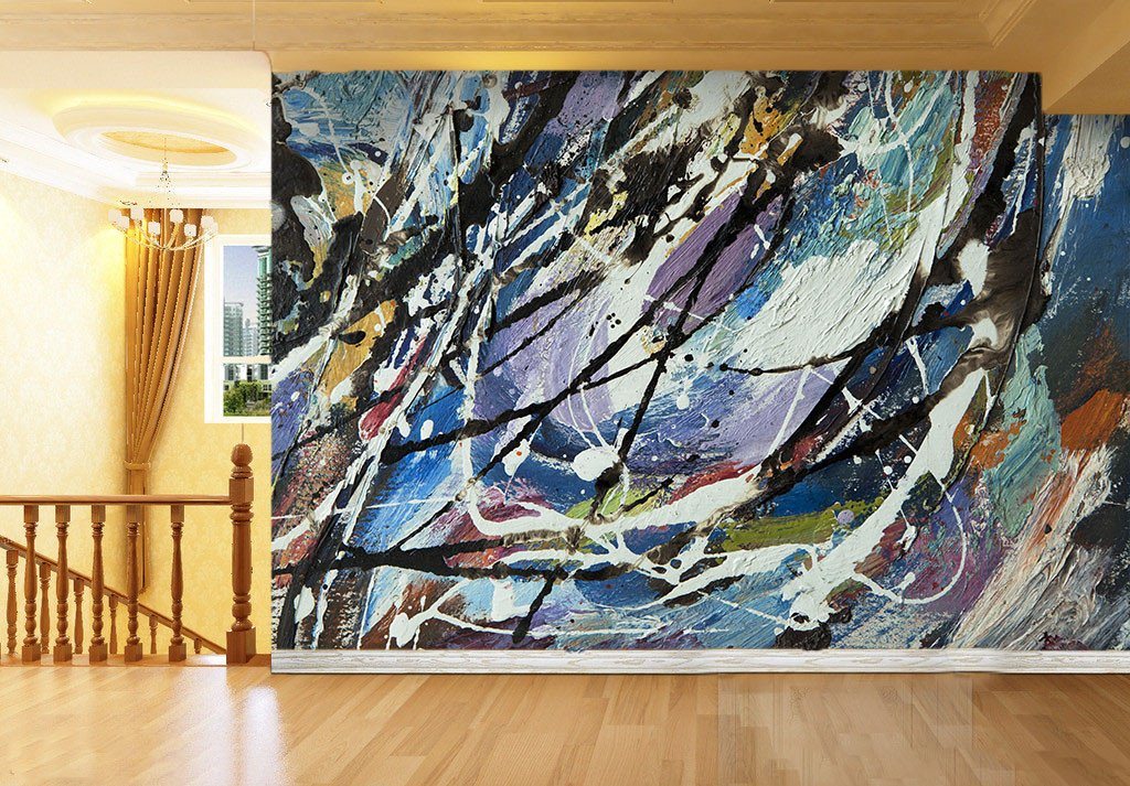 Abstract Oil Painting 1 Wallpaper AJ Wallpaper