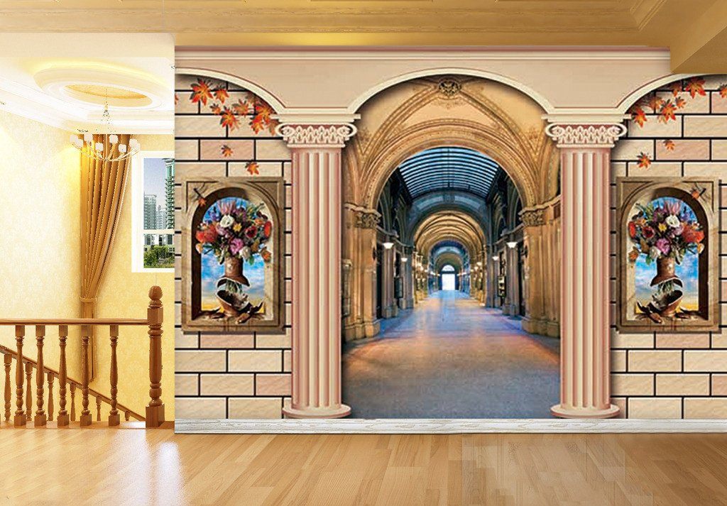 3D Roman Palace 349 Wallpaper AJ Wallpaper