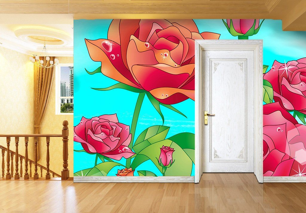 Bright Shining Flowers Wallpaper AJ Wallpaper