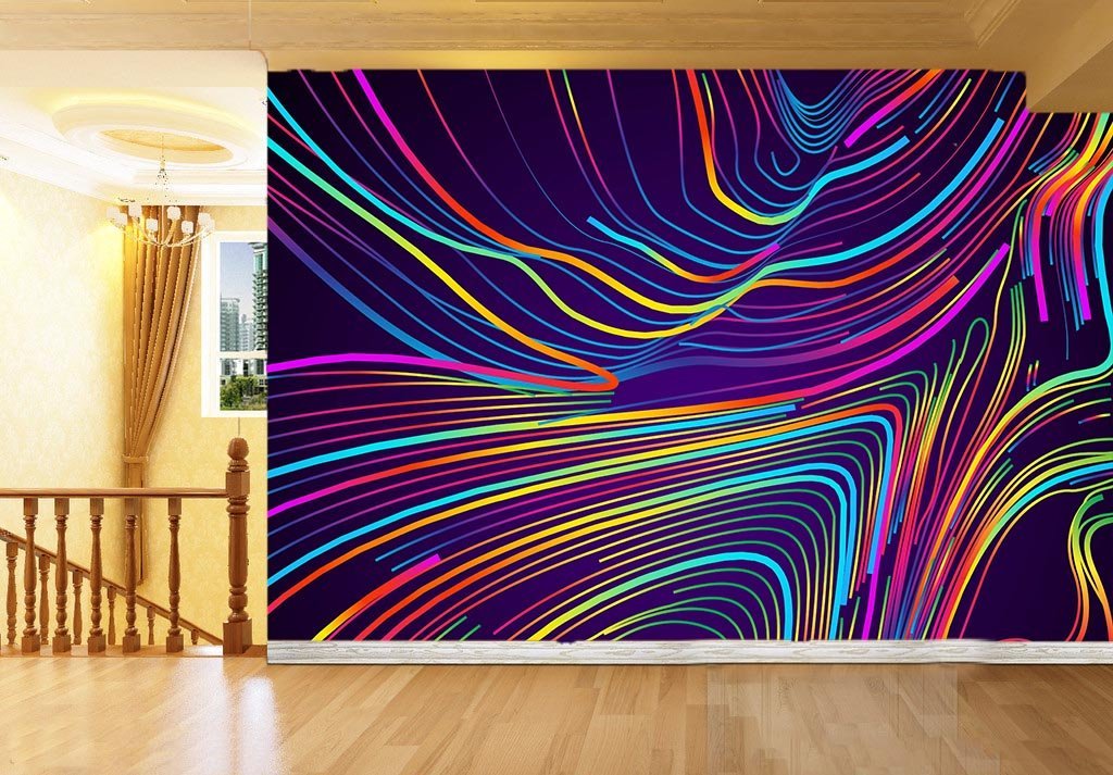 3D Color Line 149 Wallpaper AJ Wallpaper