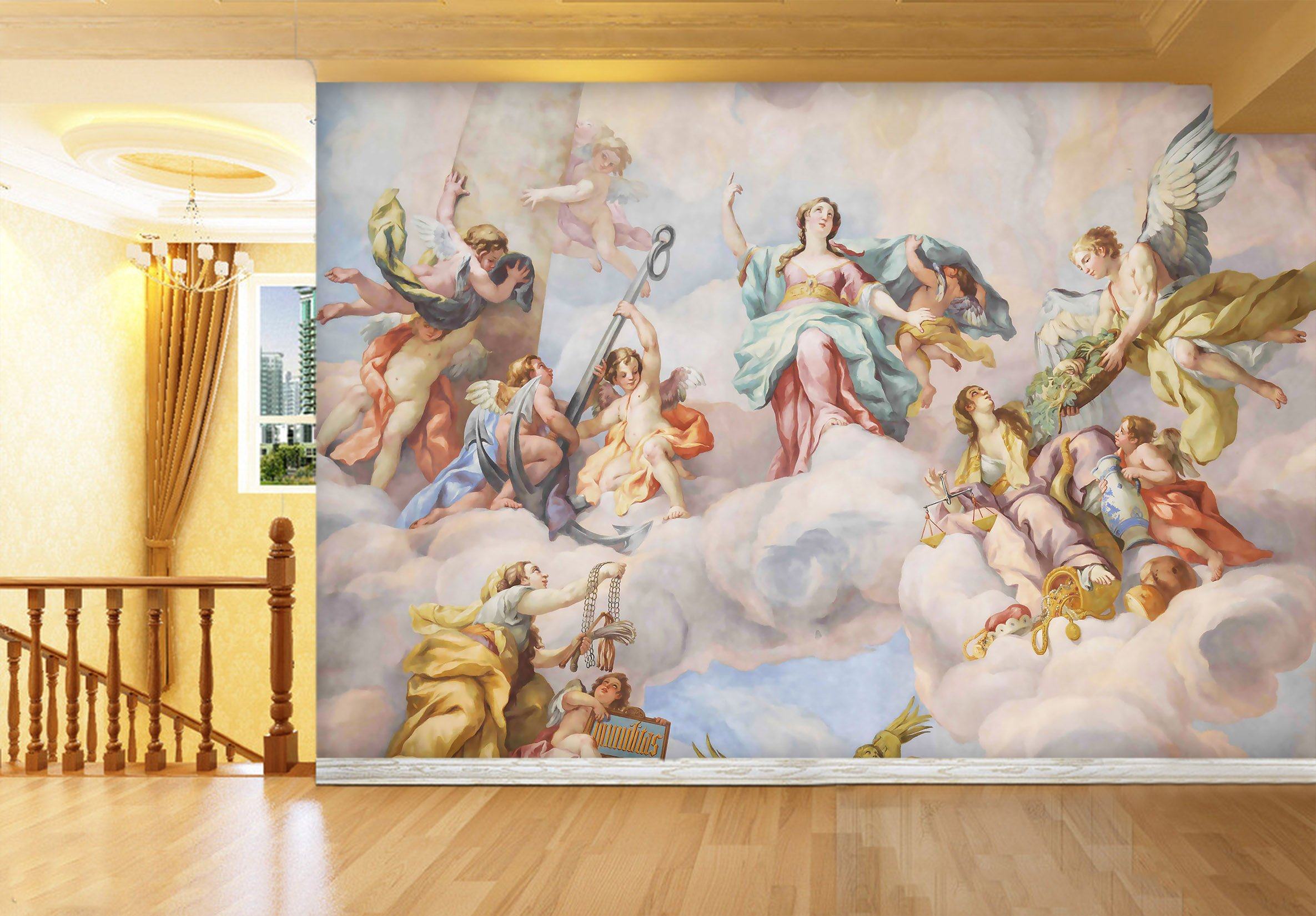 3D Waving Cloud 346 Wallpaper AJ Wallpaper