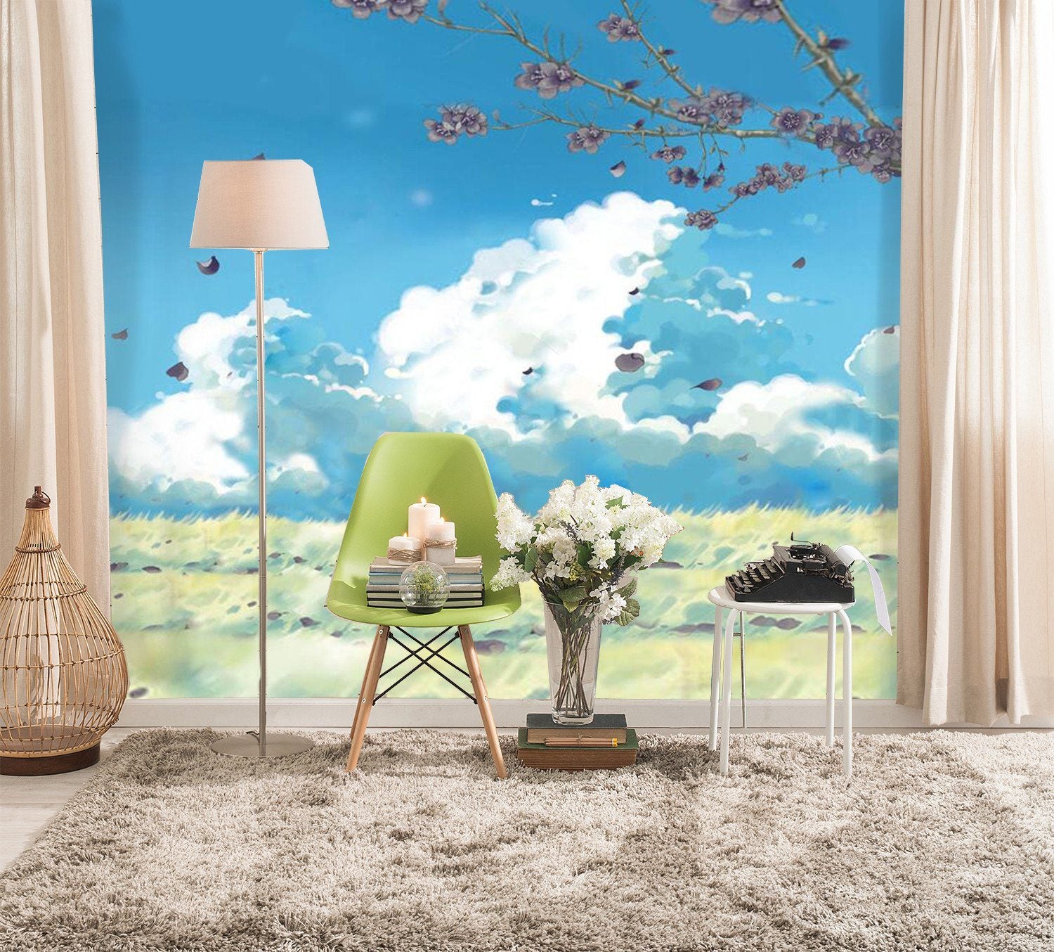 Peach Blossom And Blue Sky 92 Wallpaper AJ Wallpaper 1