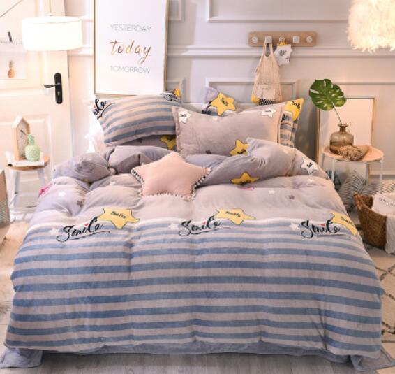 3D Gray Bars Star 13200 Bed Pillowcases Quilt