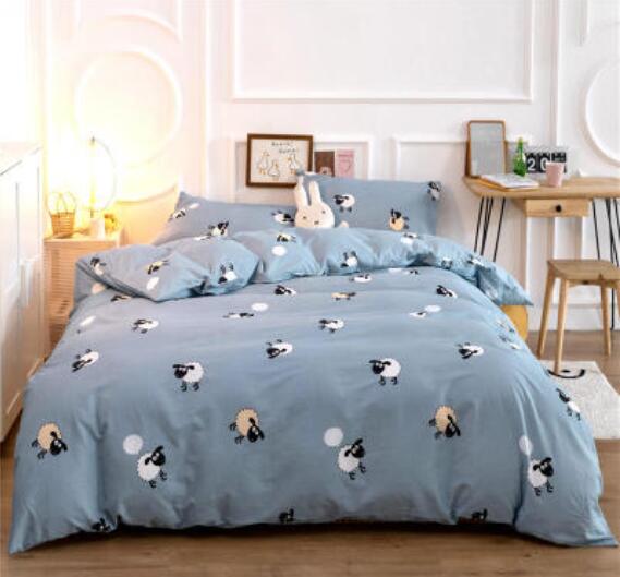 3D Sheep Pattern 50111 Bed Pillowcases Quilt