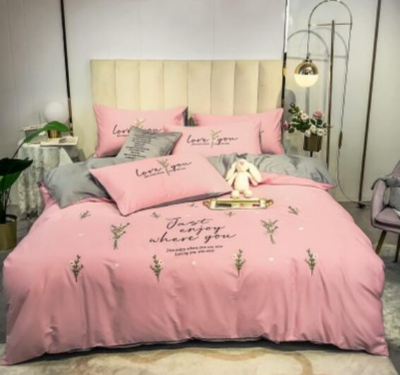 3D Pink 40344 Bed Pillowcases Quilt