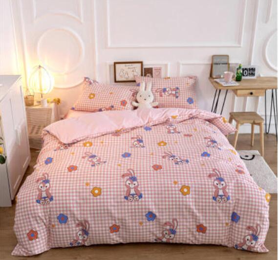 3D Rabbit Pattern 50113 Bed Pillowcases Quilt