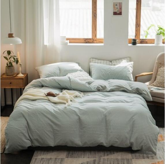 3D Light Green 50135 Bed Pillowcases Quilt