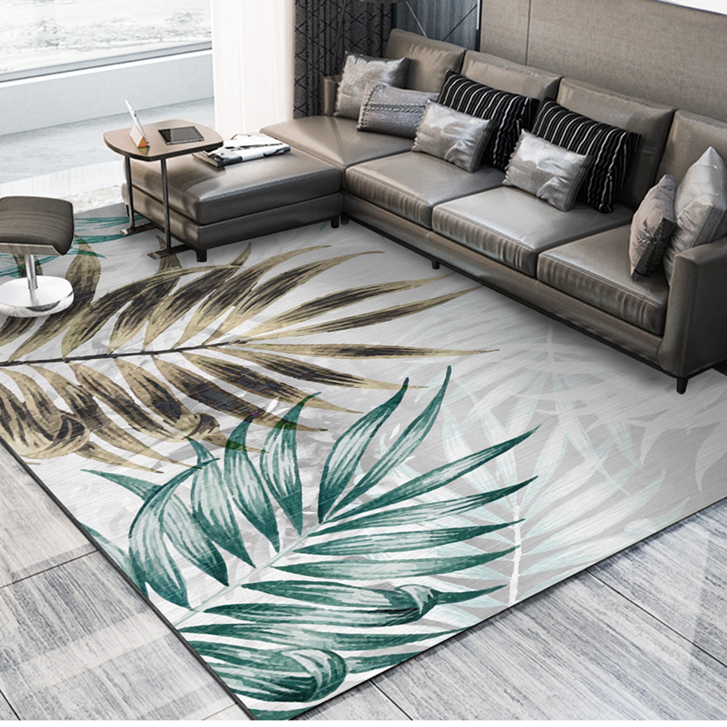 3D Colored Feather WG254 Non Slip Rug Mat Mat AJ Creativity Home