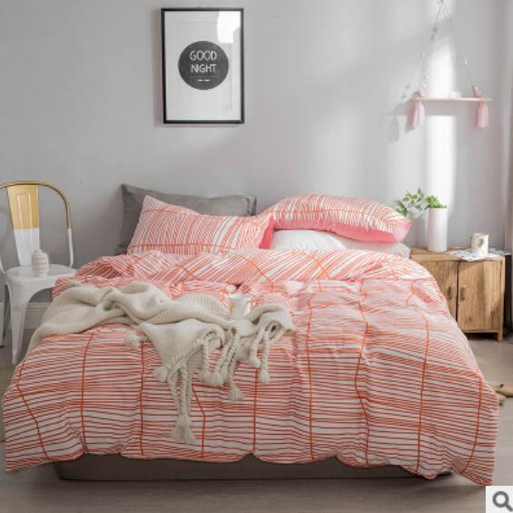 3D Orange Lines 20253 Bed Pillowcases Quilt
