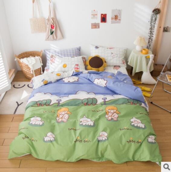 3D Meadow Puppy 40216 Bed Pillowcases Quilt