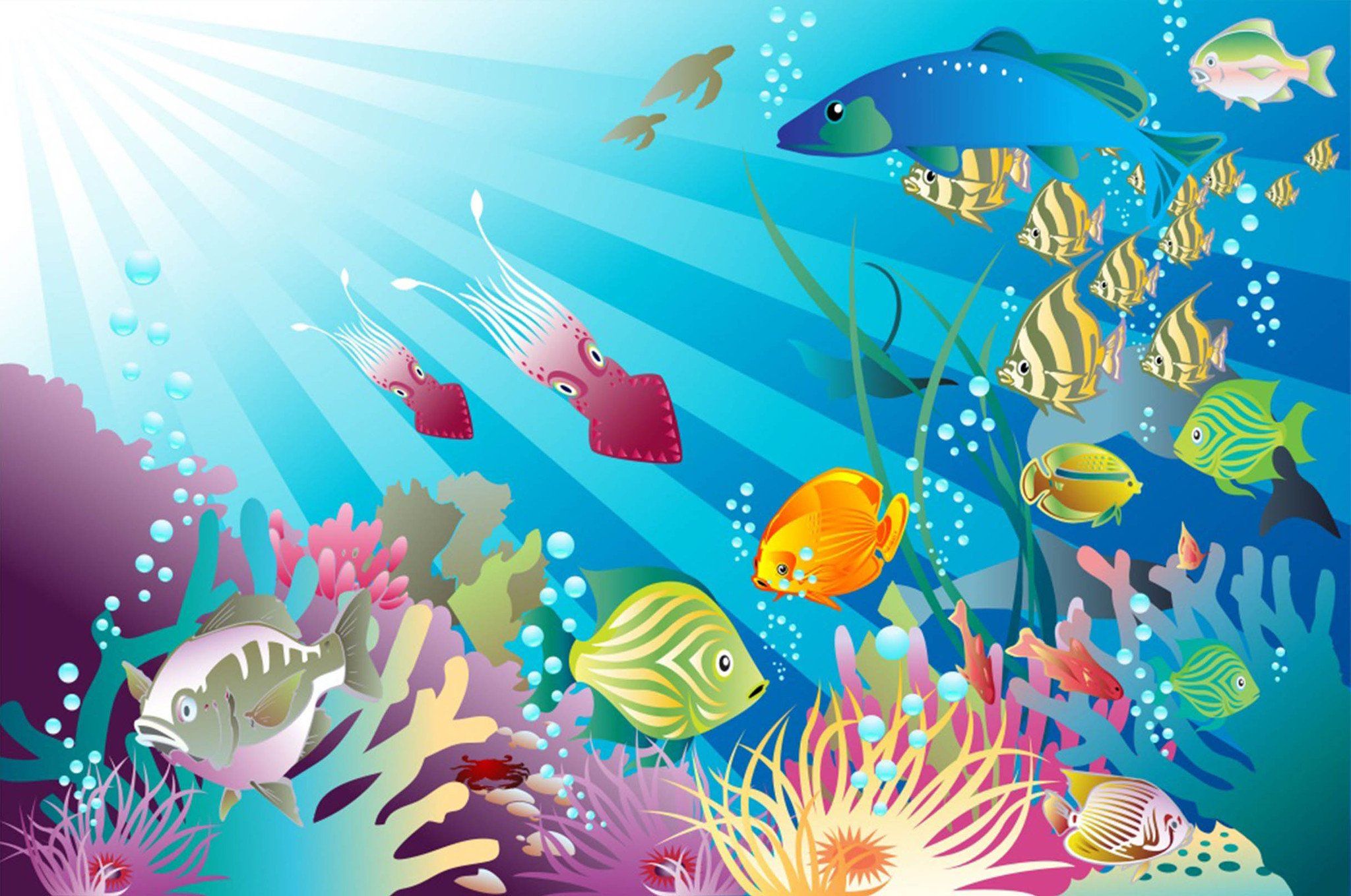 Pretty Lovely Ocean World Wallpaper AJ Wallpaper