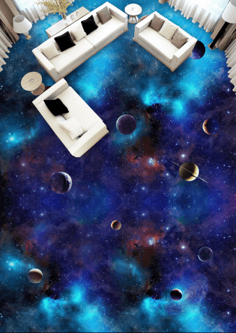 3D Vast Sky 035 Floor Mural Wallpaper AJ Wallpaper 2