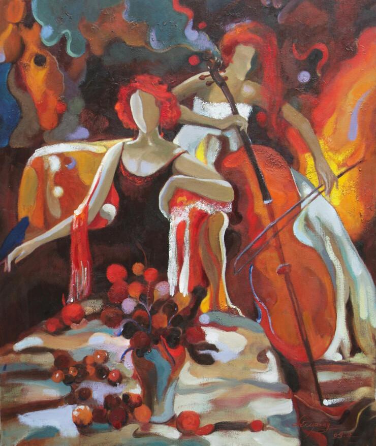 Elegant Cello Wallpaper AJ Wallpaper 2
