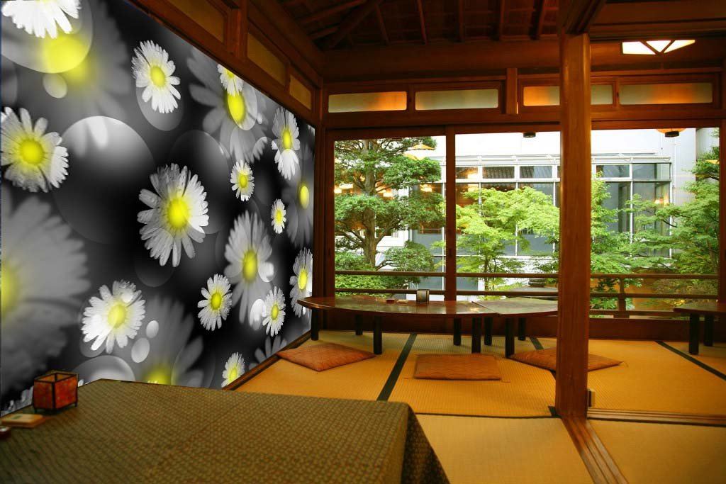 Wild Chrysanthemums Wallpaper AJ Wallpaper