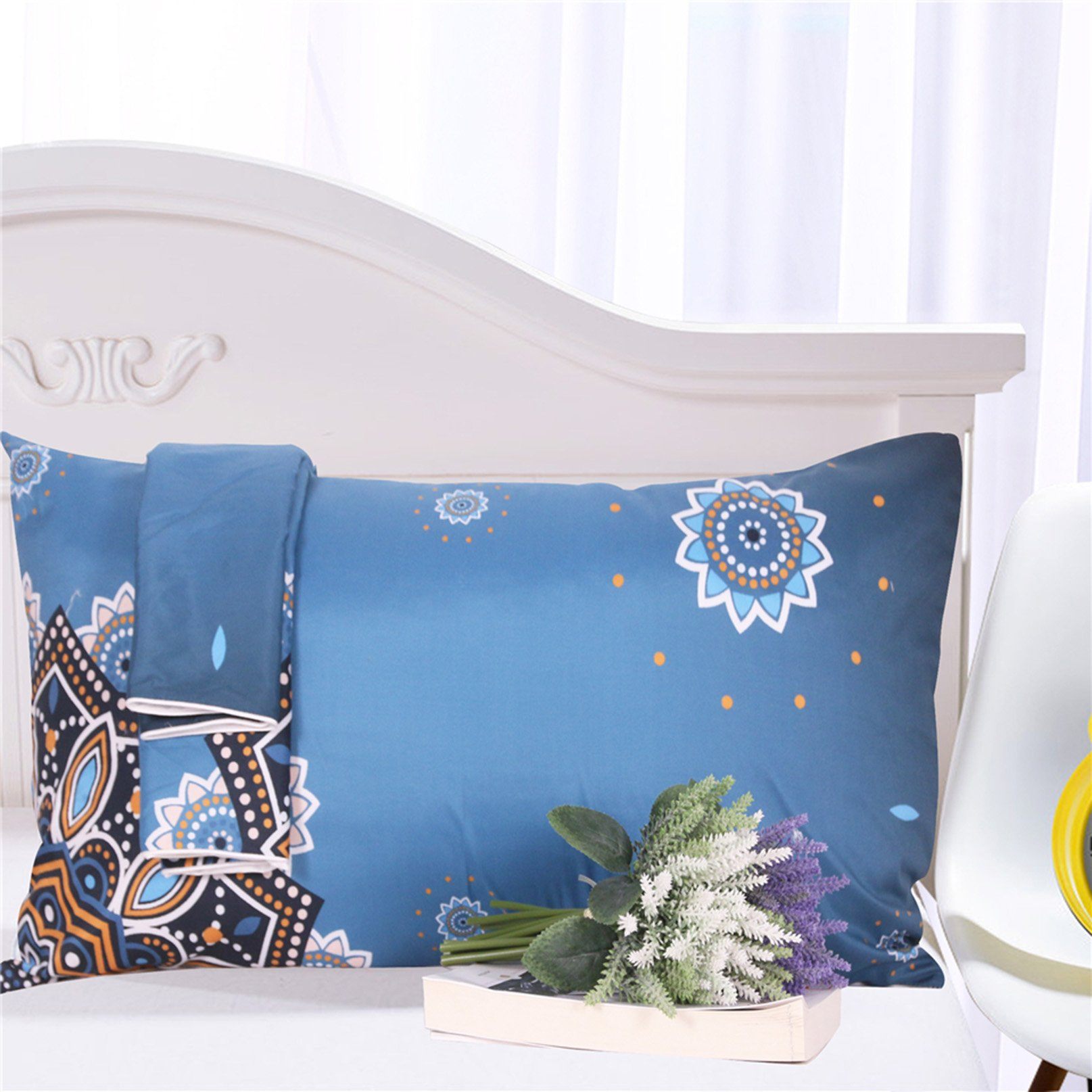 3D Bronze Flower 92 Bed Pillowcases Quilt Wallpaper AJ Wallpaper