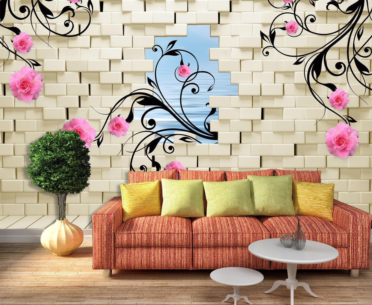 3D Rose Flower 44 Wallpaper AJ Wallpaper 2