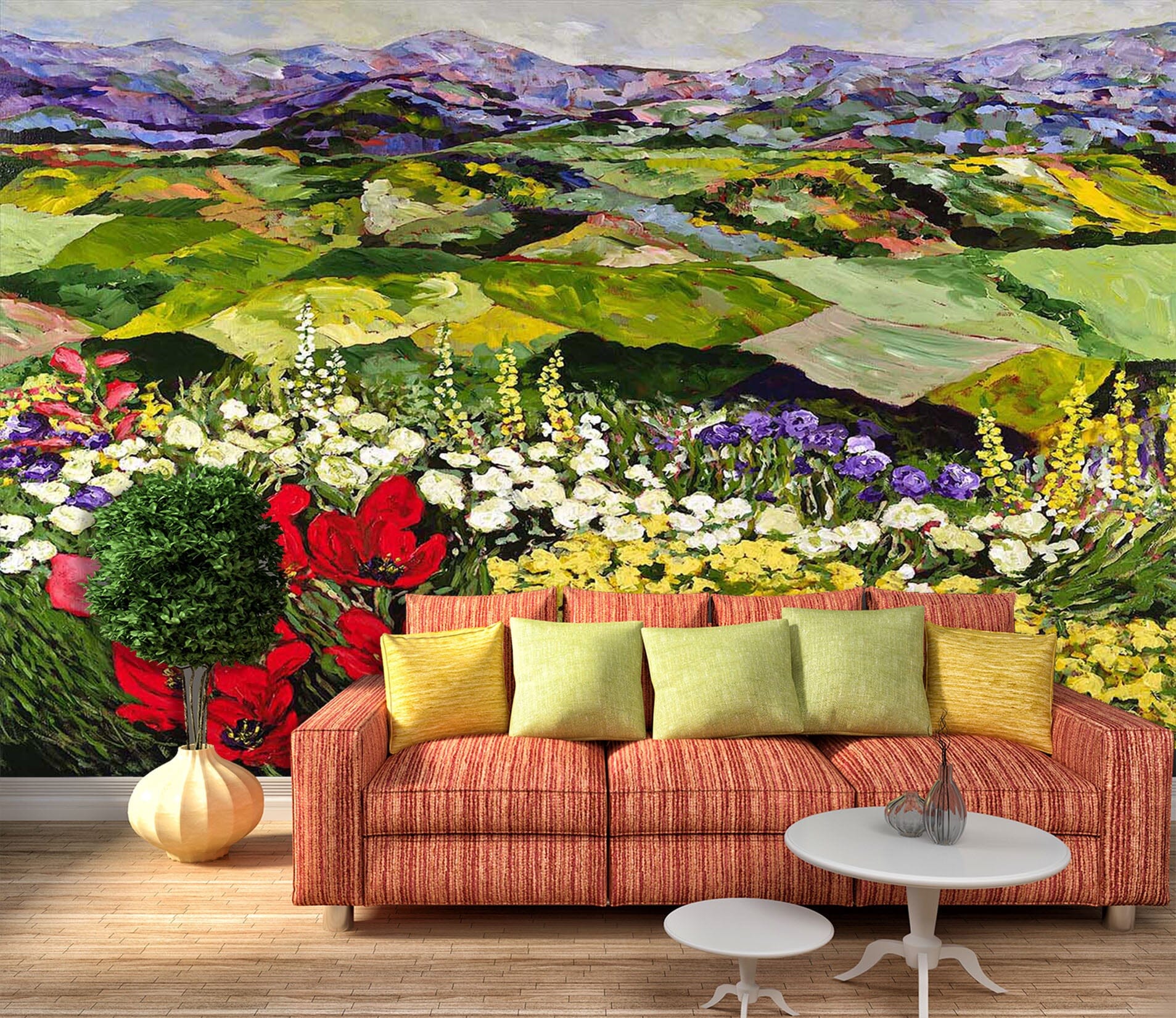 3D Mountain Patch 105 Allan P. Friedlander Wall Mural Wall Murals Wallpaper AJ Wallpaper 2