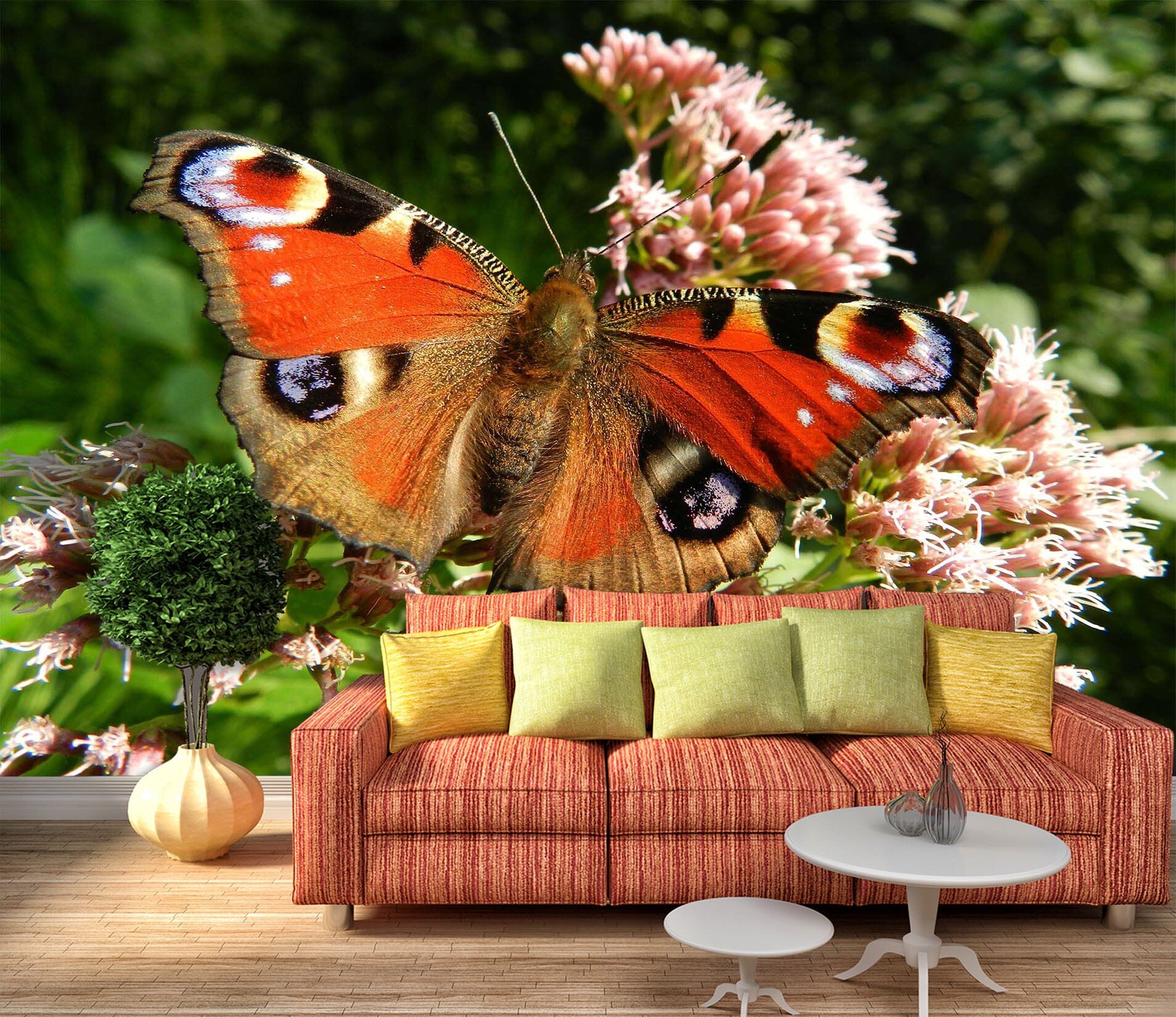 3D Color Butterfly 1050 Wall Murals Wallpaper AJ Wallpaper 2