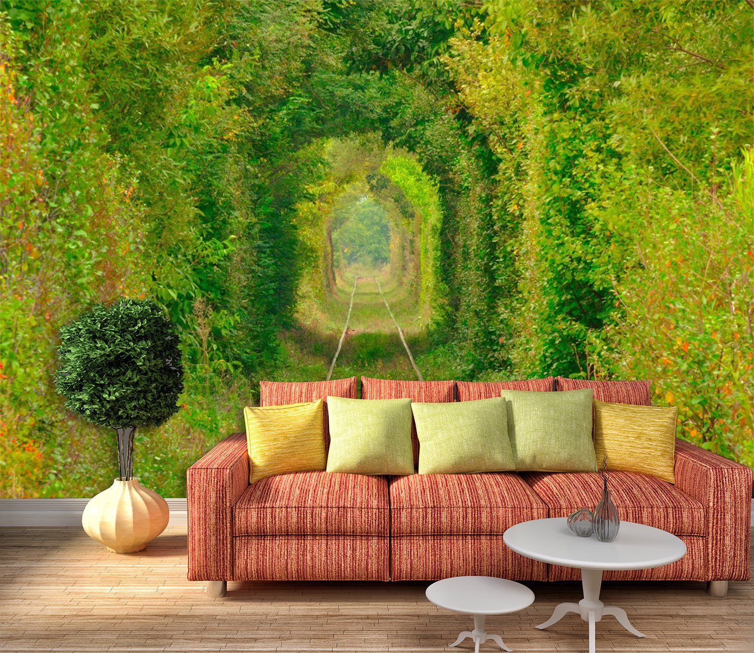 3D Grassland Hole Road 233 Wallpaper AJ Wallpaper 2