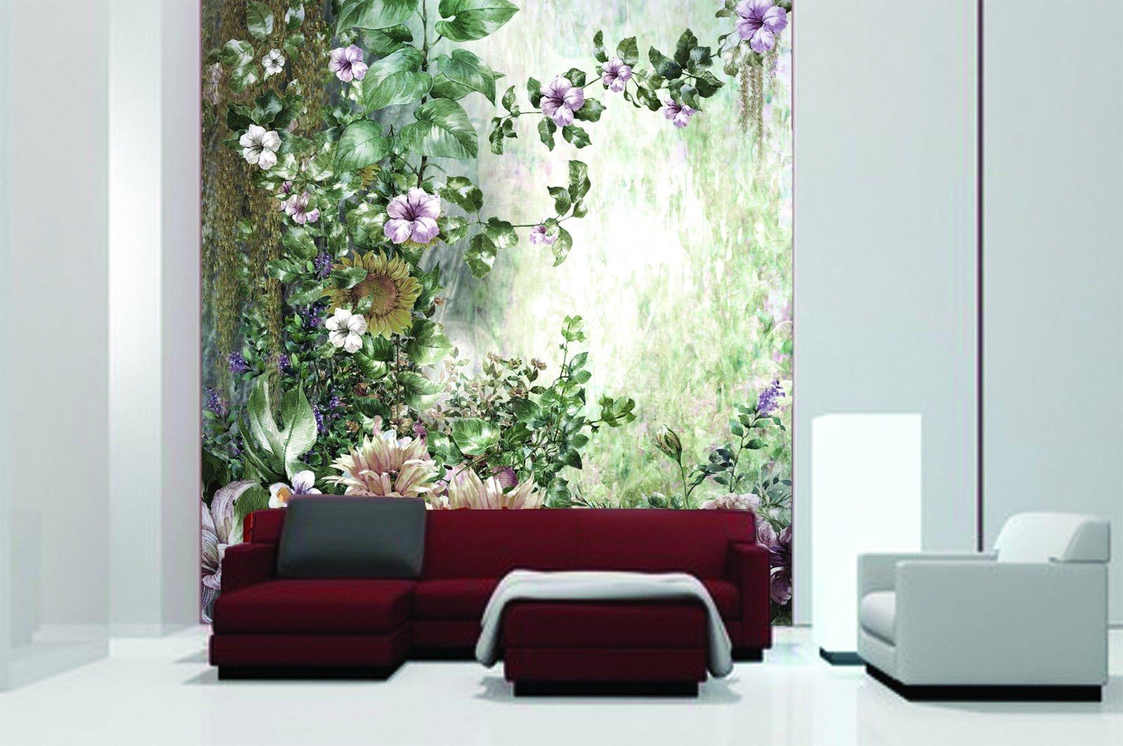 3D Pink Peach Flower 346 Wallpaper AJ Wallpaper