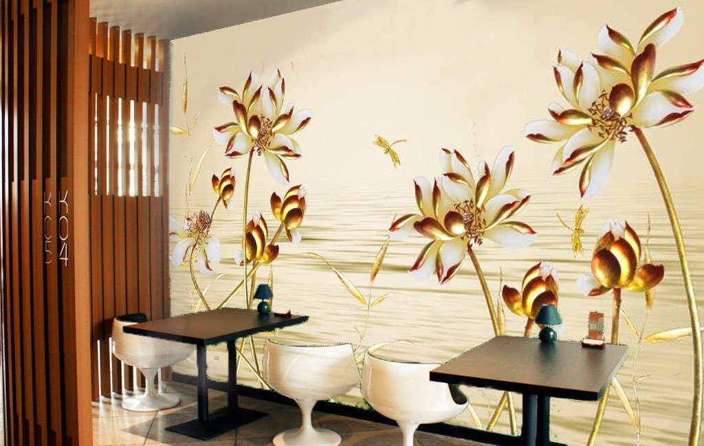 Louts Pond Painting 767 Wallpaper AJ Wallpaper 1