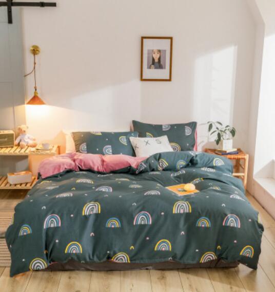 3D Rainbow Pattern 18061 Bed Pillowcases Quilt