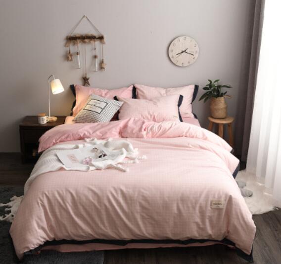 3D Light Pink 14027 Bed Pillowcases Quilt