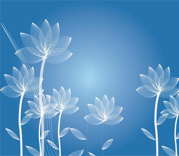 Transparent Flowers Wallpaper AJ Wallpaper