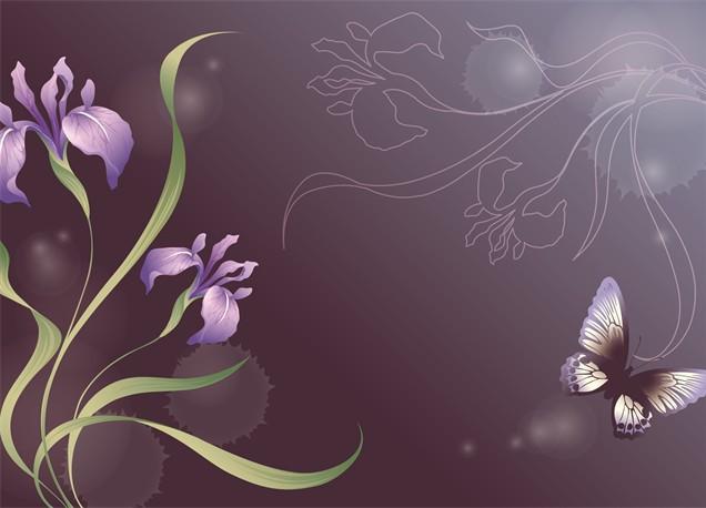 Swinging Orchids Wallpaper AJ Wallpaper