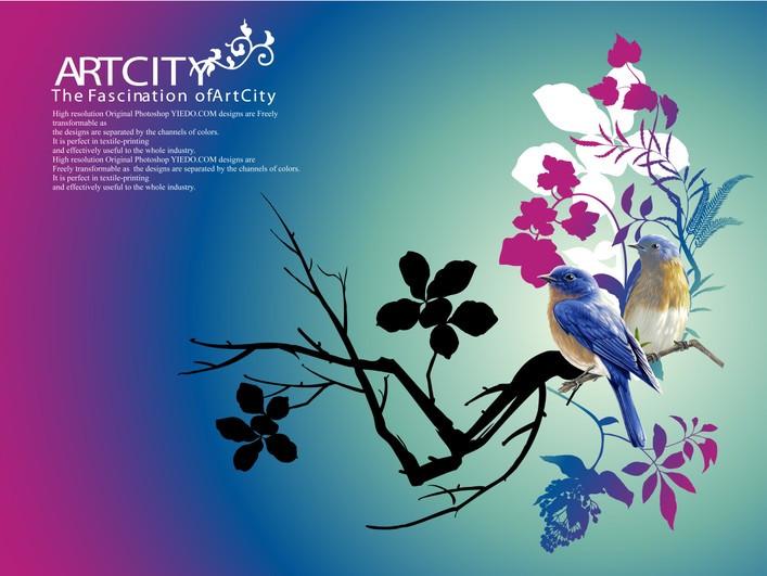 Birds In Treetops Wallpaper AJ Wallpaper