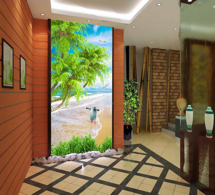 Beach Penguin Wallpaper AJ Wallpaper 2