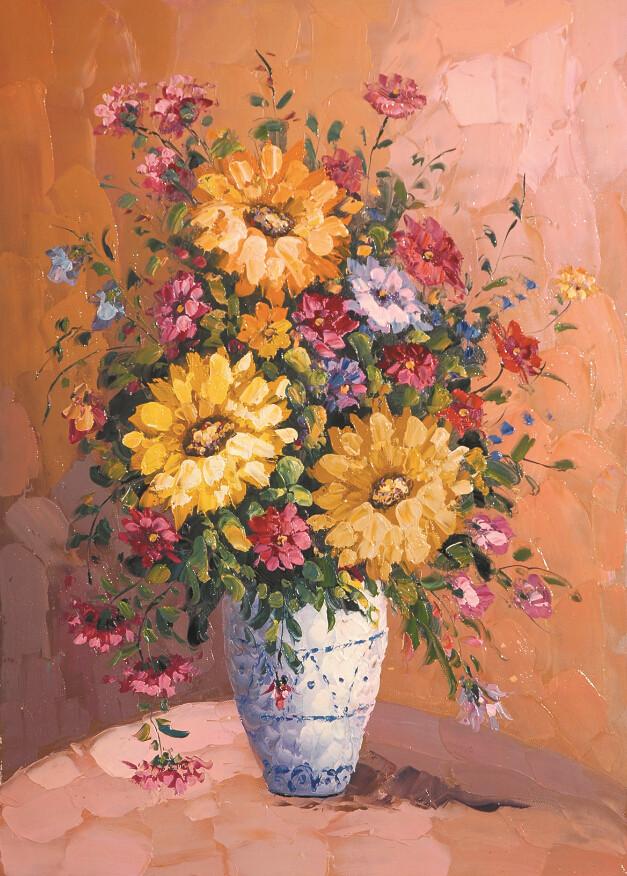 Flowers Porcelain Vase Wallpaper AJ Wallpaper 2