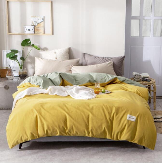 3D Yellow 4092 Bed Pillowcases Quilt