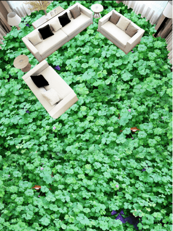 3D Dense Layer Grass 051 Floor Mural Wallpaper AJ Wallpaper 2