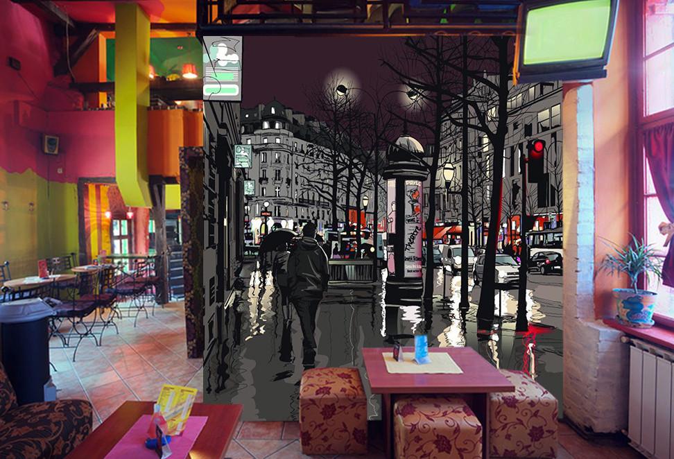 3D City Street 799 Wallpaper AJ Wallpapers