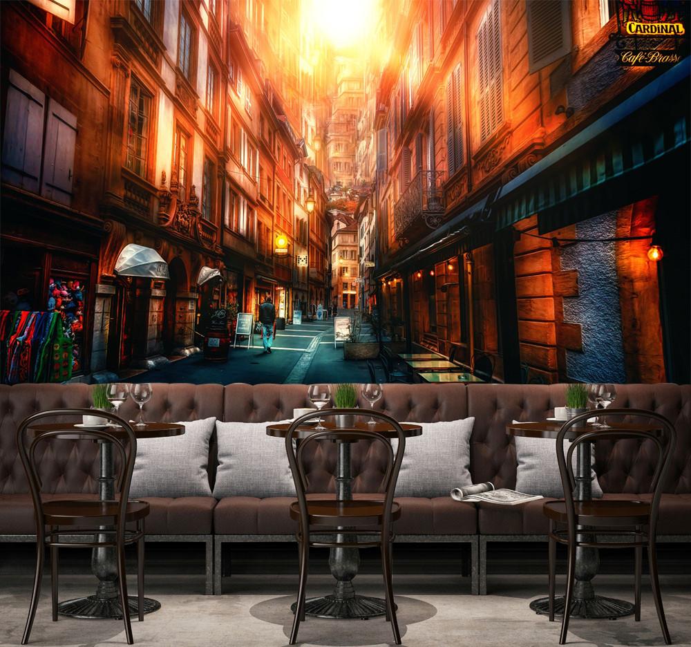 3D Village Alley City 729 Wallpaper AJ Wallpaper